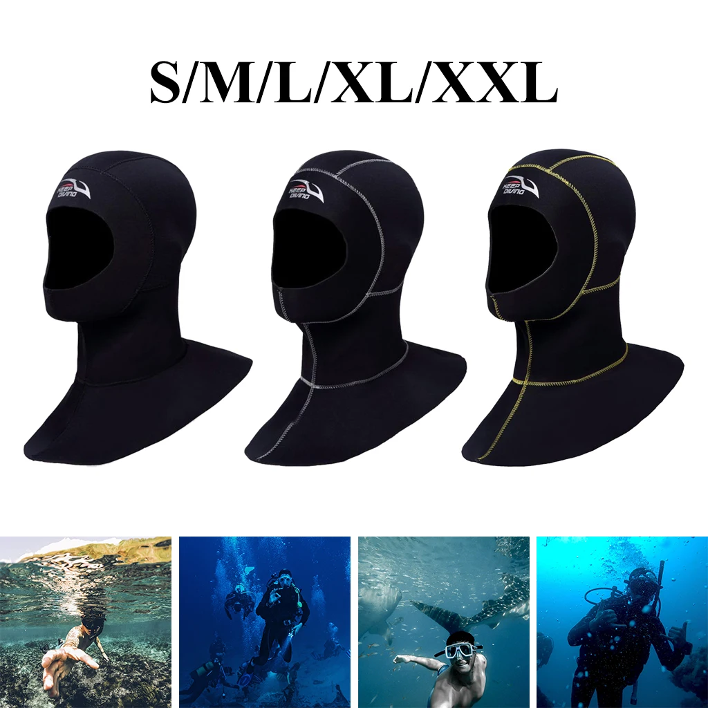 

Thermal Diving Wetsuit Hood Adults Surfing Hat Canoeing Balaclavas Beanie Surfing Kayaking Wet Suit Face Mask Head Warmer