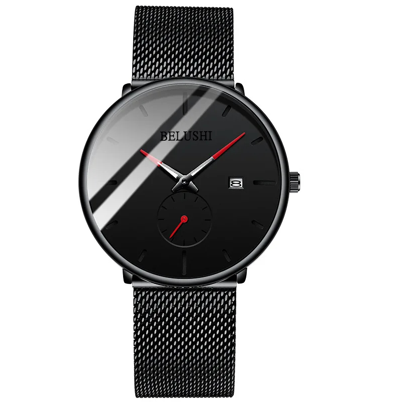 

2020 Rushed The New Men's Watch Business Casual Quartz Waterproof Luminous Source Mesh Belt Fashion Wholesale Manufacturers