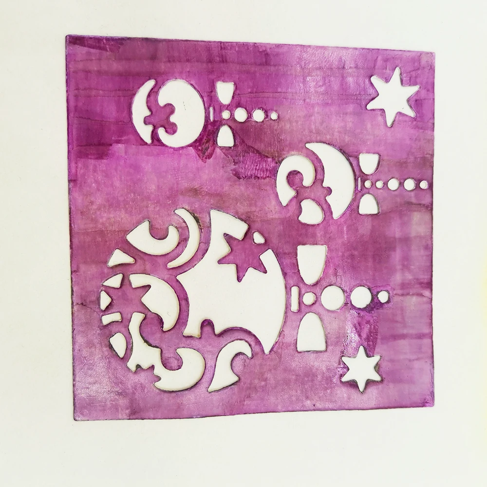 Christmas Star Card Craft Metal Cutting Frame Templates Scrapbooking Embossing Paper Cards Photo Album Stencils Dies | Дом и сад