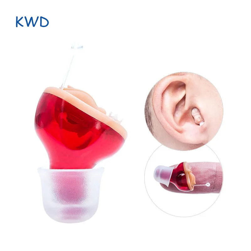 

Hearing Aids Audifonos for Deafness Adjustable Micro Wireless J20 Mini Invisible Hearing Aid Ear Sound Amplifier