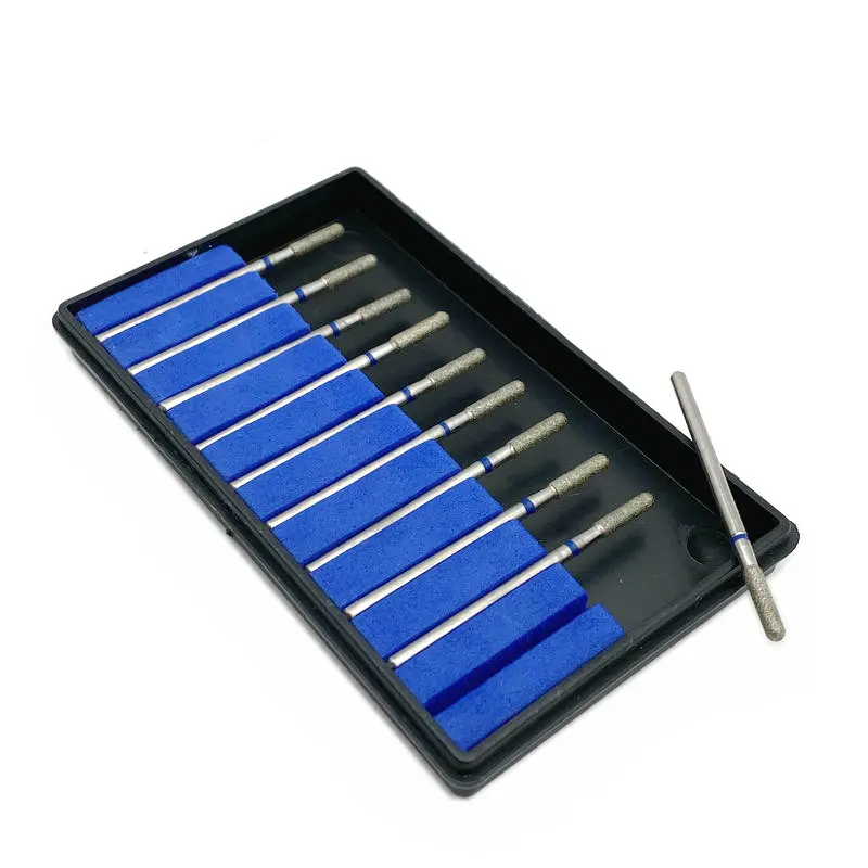 10 шт. Стоматологическая часть гальванизированная алмазная полировальная