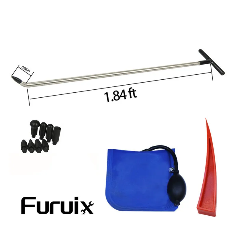 Съемник для вмятин FURUIX Ремонтный крючок ремонта автомобильных защита окон набор