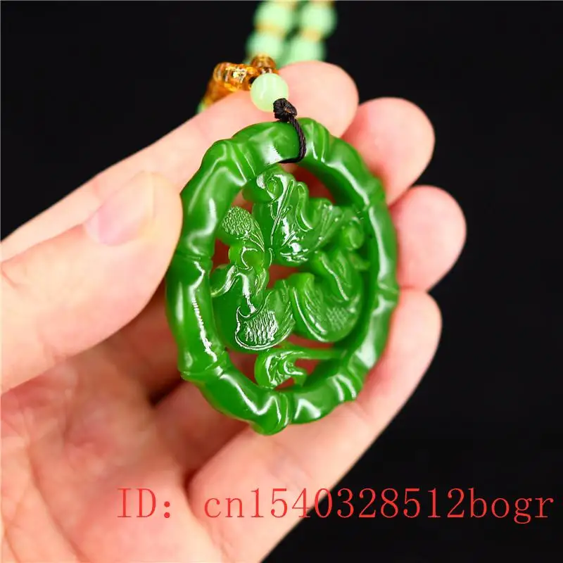 Нефритовый Кулон в виде птицы подарки резной амулет ожерелье ювелирные изделия