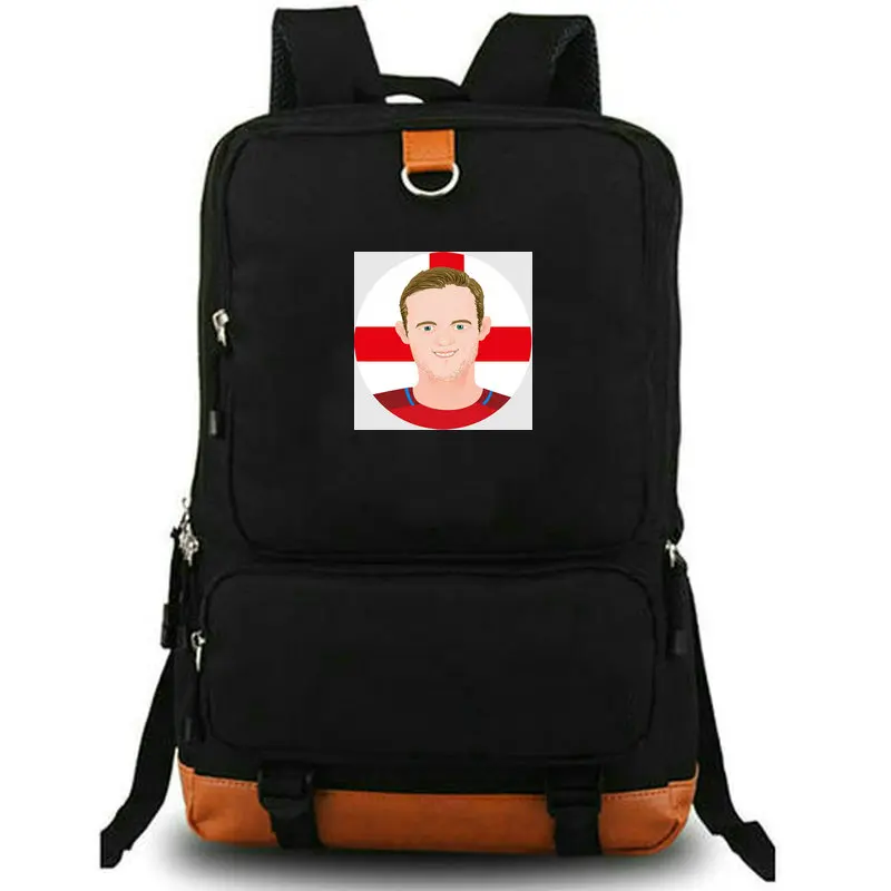 Wayne Rooney backpack Strong daypack Soccer love schoolbag Football rucksack Satchel school bag Laptop day pack | Багаж и сумки