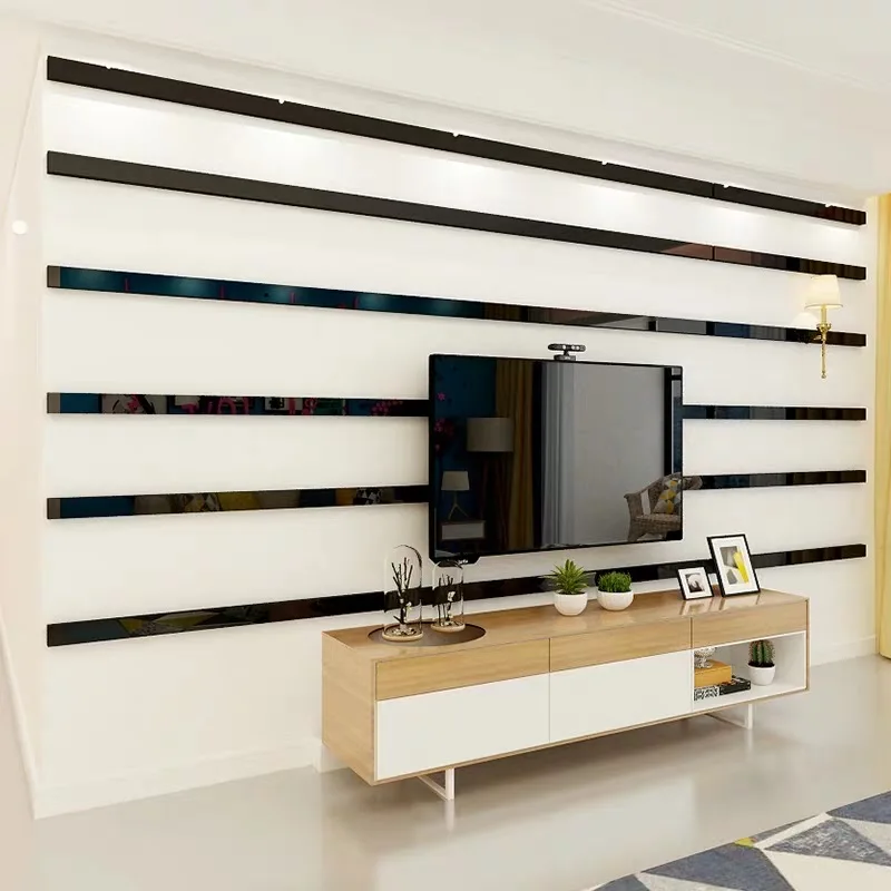 Бесплатная доставка акриловые зеркальные настенные наклейки в виде кубика на