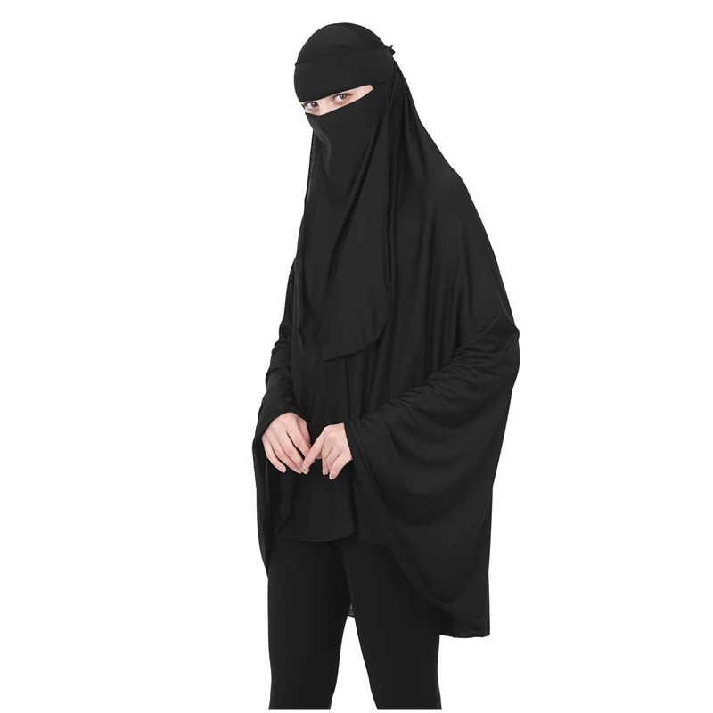 Dromiya Niqab длинный химар хиджаб платок-накидка мусульманская Амира абайя для молитв