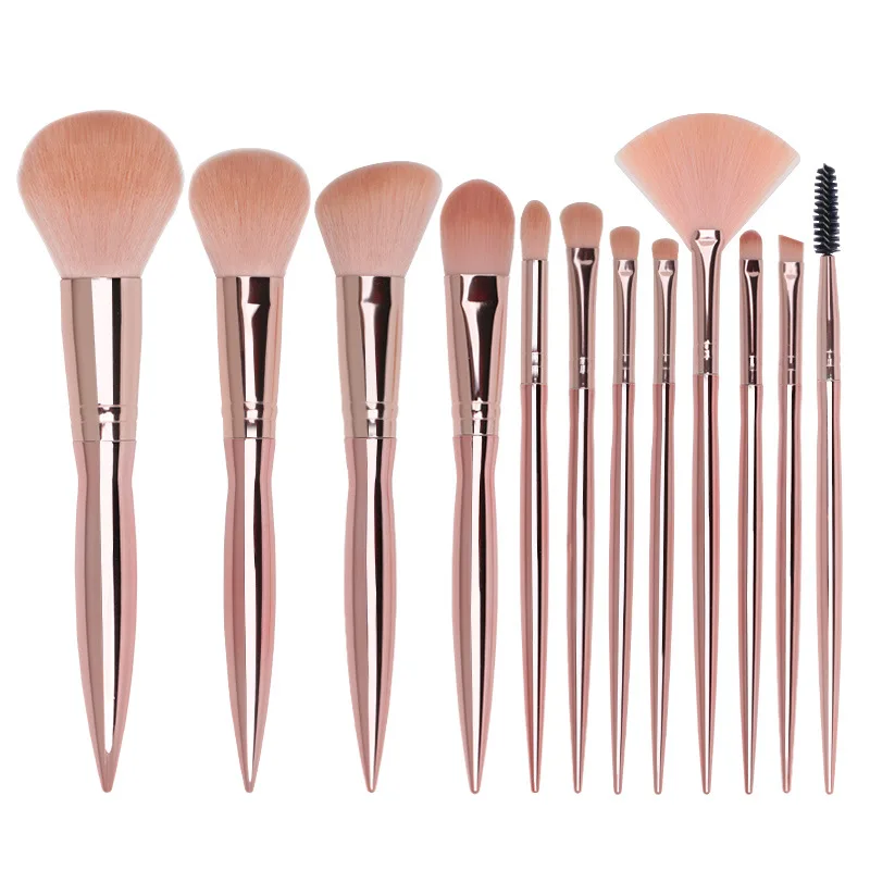 

12Pcs Makeup Brush Sets Professional Cosmetics Brushes Eyebrow Powder Foundation Shadows Make Up Tools