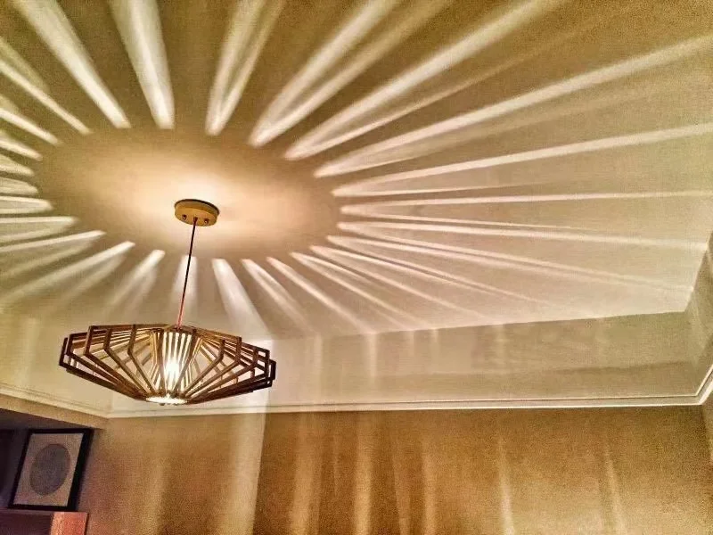 Новый дизайн 2021 подвесные светильники ручной работы из твердой древесины в