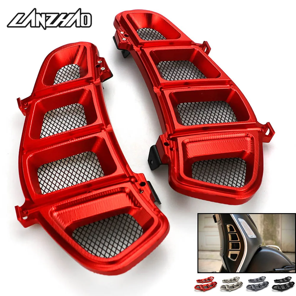 Motorcycle Radiator Guard Side Cover Protector Net CNC Aluminum Accessories for Piaggio Vespa GTS 250 300 2013 - 2018 2019 2020 |