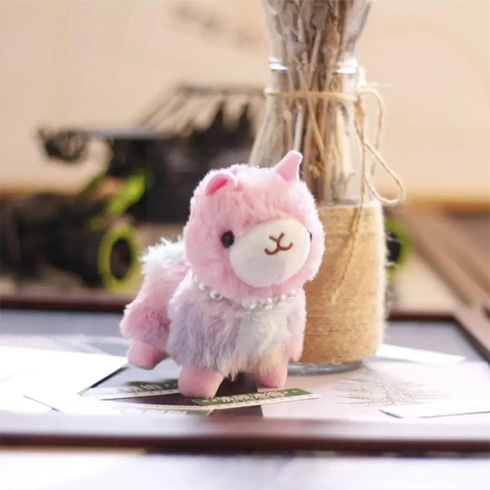 

Mini Llama Plush Stuffed Animal Toys Alpaca Stuffed Toys 5" Plush Dolls Cute Llama Keychain For Christmas Tree Decor Bag Fi X1h1