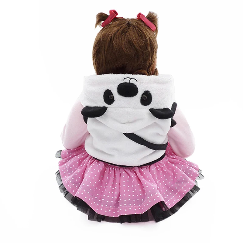 Кукла новорожденная NPK для детей 22 дюйма 55 см мягкие силиконовые игрушки подарок