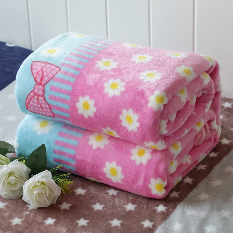 Мягкие теплые коралловые флисовые фланелевые одеяла для кроватей из