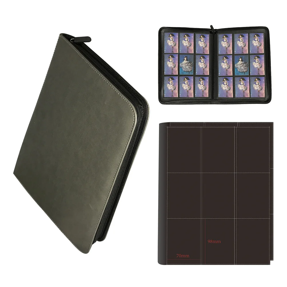 Card Storage Bag Collection Leather Book Magic Board Game Tarot Three Kingdoms Poker Cover 70*98mm | Спорт и развлечения