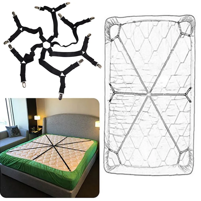 6 сторон регулируемые зажимы для пакетов эластичные захваты 3 способа крепежа