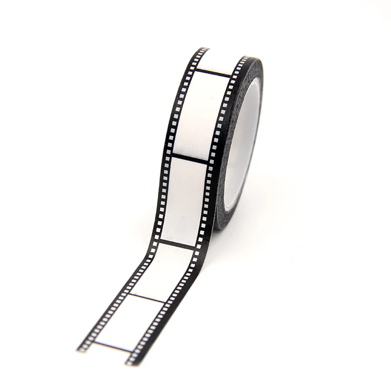 

New 1PC 15MM*10M Film White Washi Tape washi stickers DIY Scrapbooking Masking Tape School Office Supply