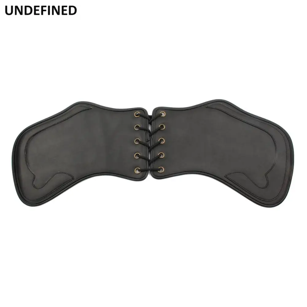 Мотоциклетные черные тепловые защитные дефлекторы из искусственной кожи для Harley