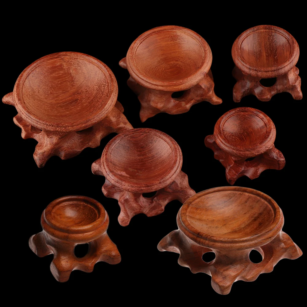 

1pc Retro Acid Branch Wood Display Stand Base For Crystal Ball Holder Sphere Globe Stone Miniature Home Collection Durable Decor