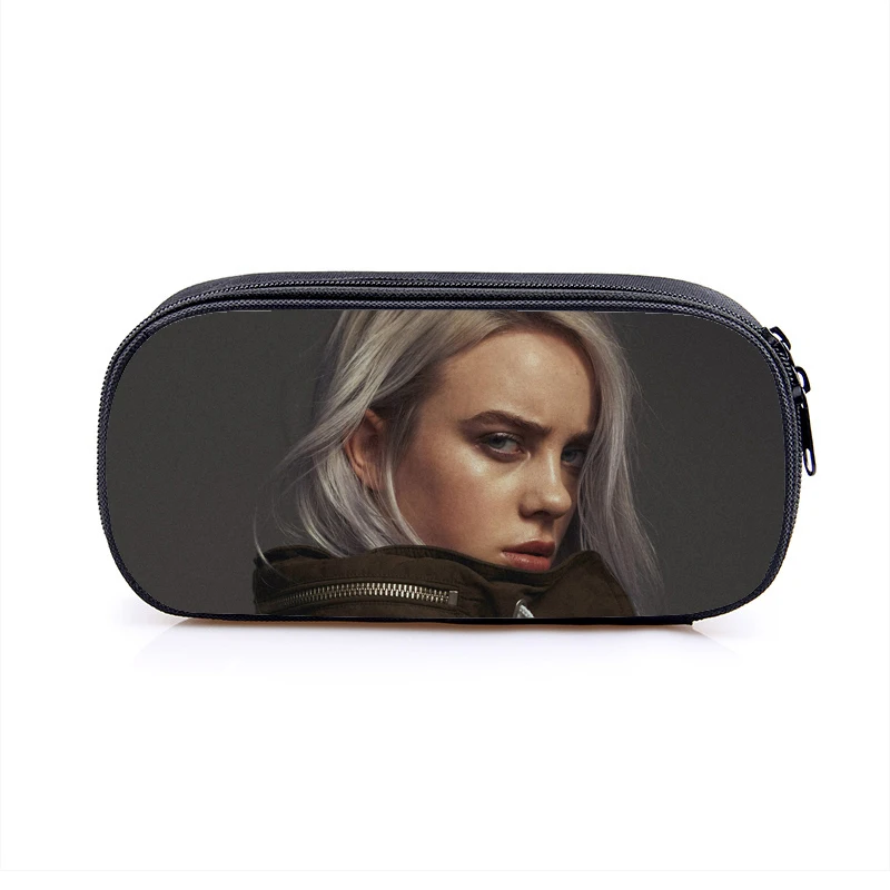 28 Косметичка Billie Eilish, чехол для карандашей s BE, женские косметички, сумка для девочек-подростков, футляр для карандашей, чехол bille elish, школьные принадлежности - Цвет: 28