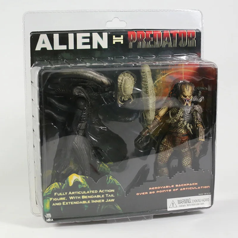 Бесплатная доставка NECA Alien VS Predator Чешская 2 шт. в упаковке ПВХ экшн Фигурки