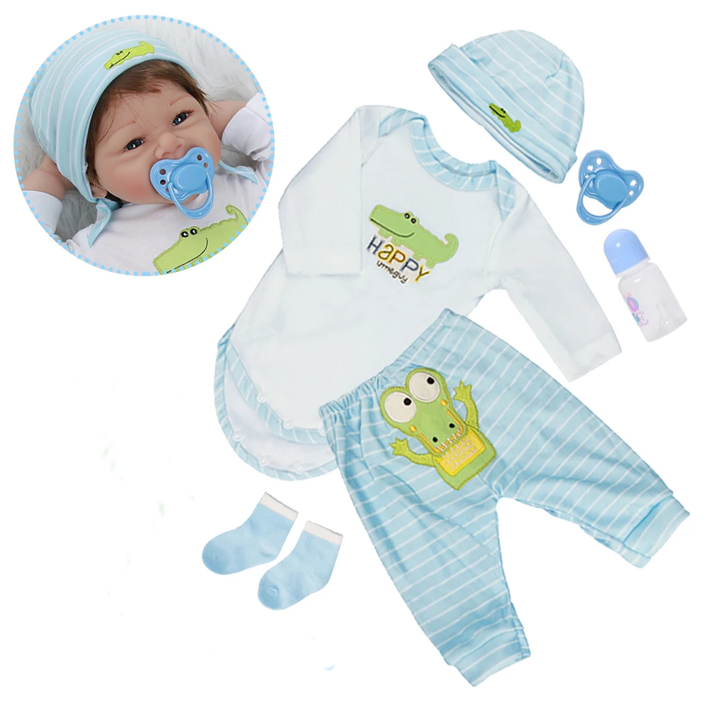 55 см Детские куклы для новорожденных силиконовые игрушки мальчиков детские