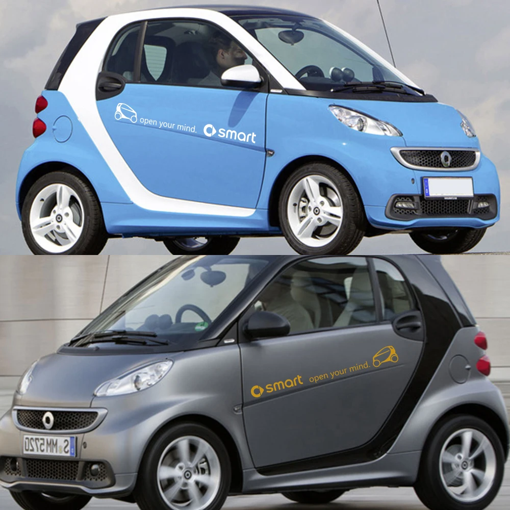 2 шт. автомобильные наклейки на дверь боковые автомобили виниловая пленка сделай