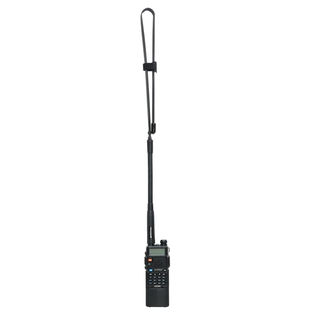 ABBREE AR-152G Gooseneck 88 см SMA-Female 144/430 МГц VHF UHF Двухдиапазонная тактическая антенна для Baofeng UV-5R UV-82 рация
