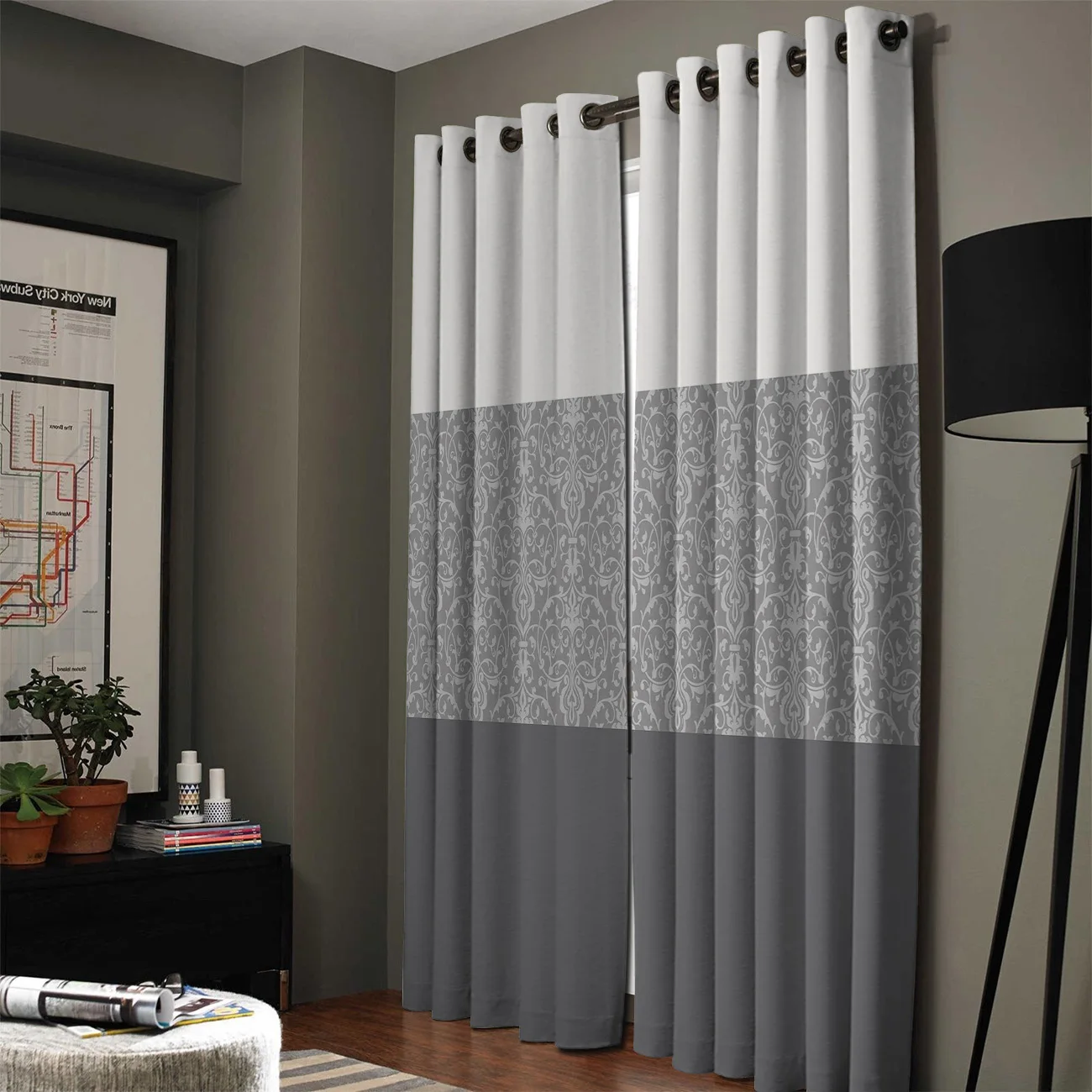 Полоски и классический барокко цифры окна шторы Гостиная Ванная комната Кухня