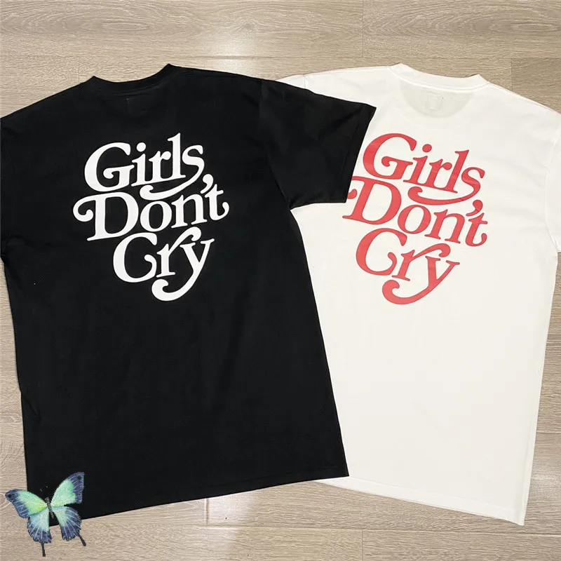 

2021 Human Made T-shirt Girls Don't Cry T Shirt Casual Men Women Tops Tee Letter Logo High Quality Humanmade Tshirts