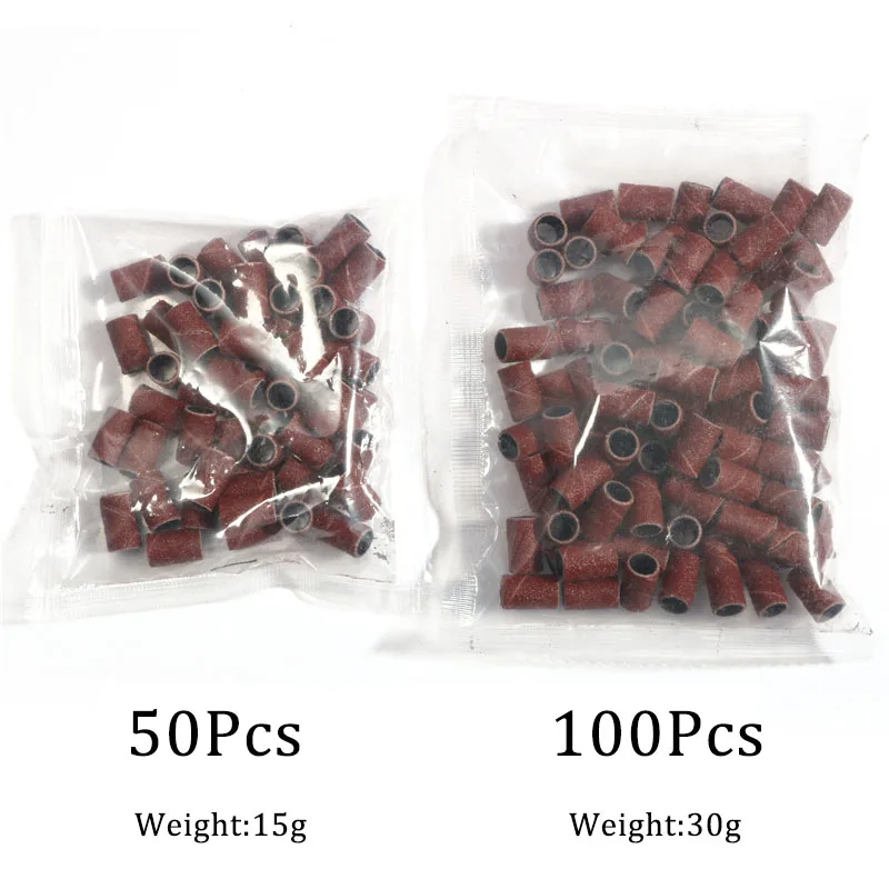 

2022 NEW 80# 120# 180# Electric Nail Machine Nail Drill Bits Nail Art Sanding Bands UV Gel Acrylic Polish Remover For Nail Tool