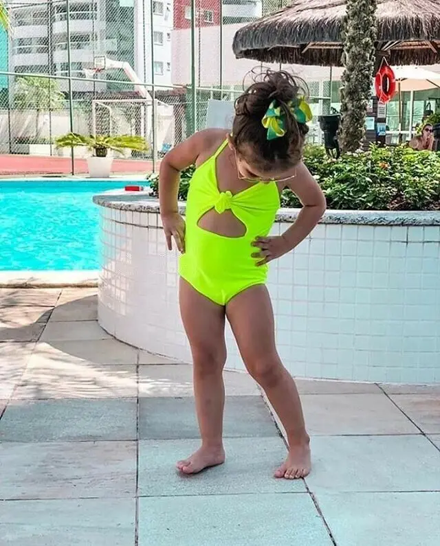 Kids Baby Girl Bowknot Swimsuit Swimwear Bikini Tankini Swimming Bathing Suit | Спорт и развлечения