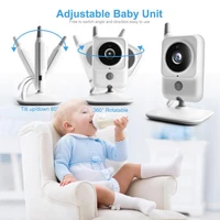 vb607 baby monitor wireless 3 2 inch lcd audio video radio nanny music intercom ir portable baby camera walkie talkie babysitter
