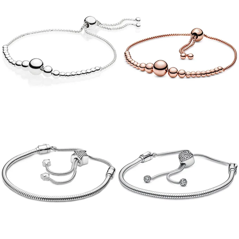 

Выложенная сердечком и звездами лента бусин скользящая Регулируемая фотография искусственная Подвеска бусины Diy ювелирные изделия