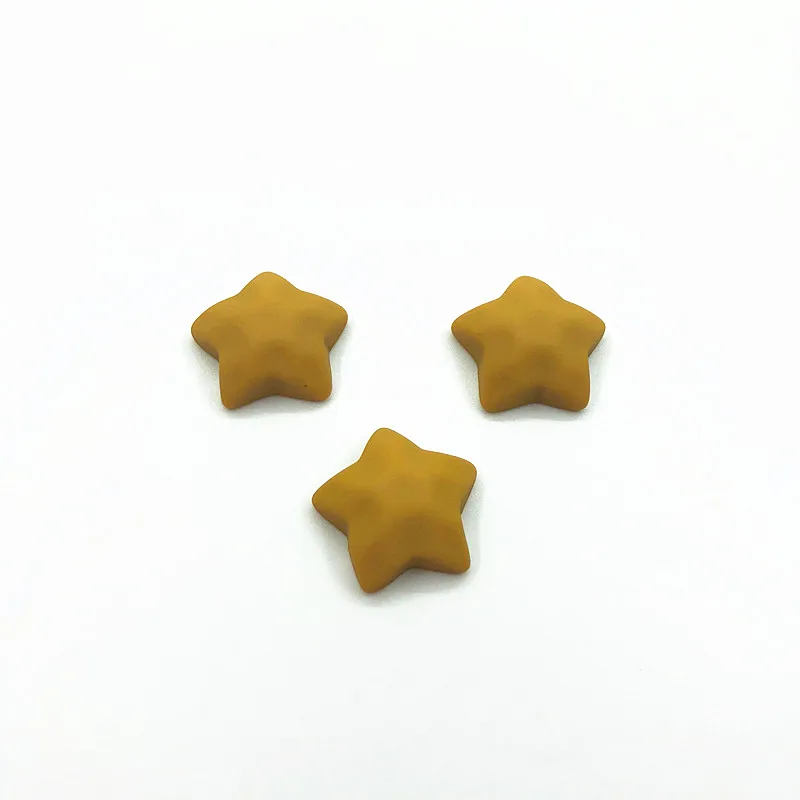 mustard yellow Новое поступление! 22x21 мм 100 шт матовые бусины с плоской задней поверхностью в форме звезды для сережек, аксессуары, аксессуары для волос - Цвет: mustard yellow