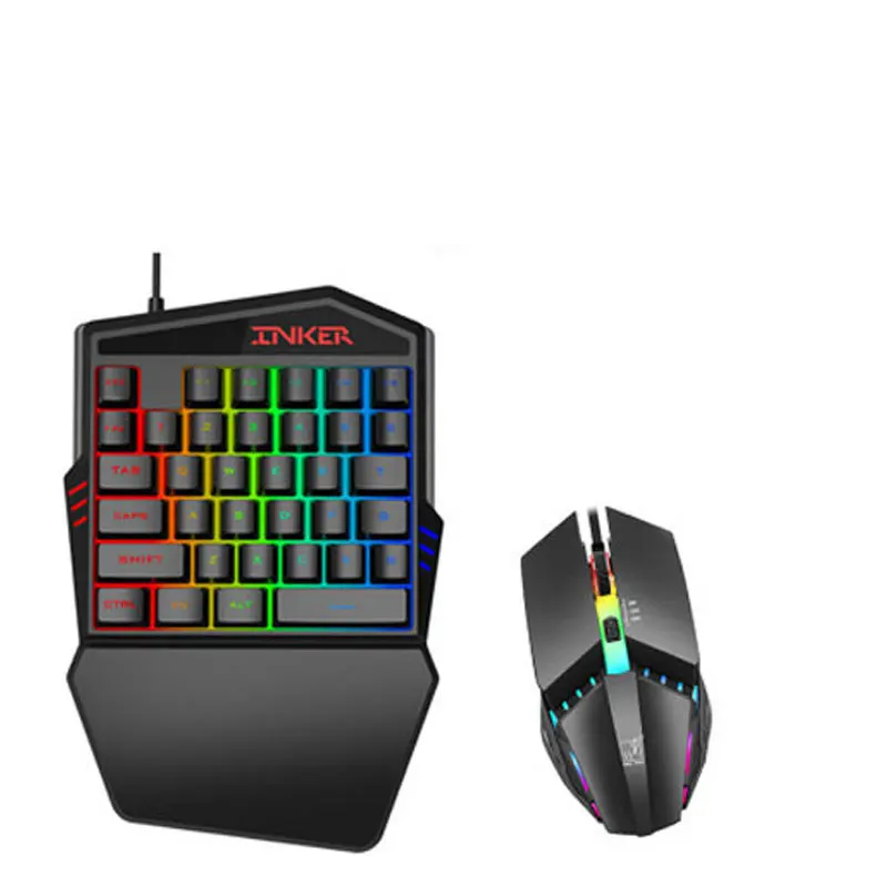 PUBG адаптер для ПК игровая клавиатура Мышь никакой вибрации черный USB мобильного