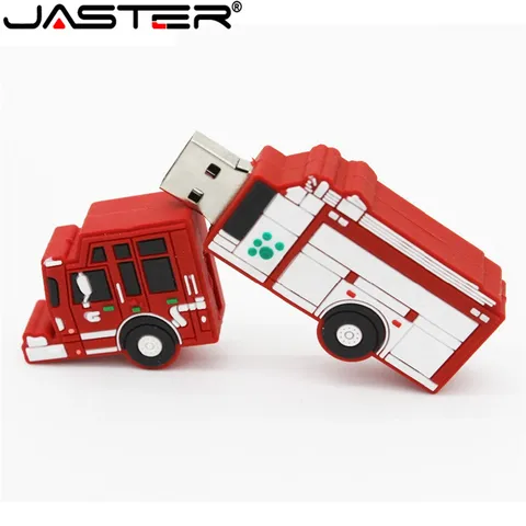 Флэш-накопитель JASTER, флэш-накопитель для пожарной машины, флэш-накопитель 4 ГБ, 8 ГБ, 16 ГБ, 32 ГБ, 64 ГБ, usb-флешка