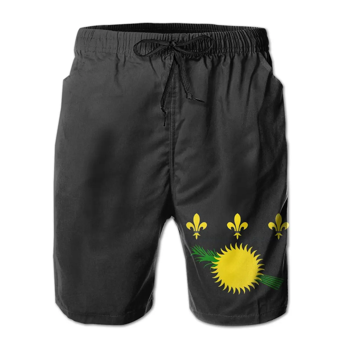

Beach Breathable Quick Dry Nerdy R276 Loose Guadeloupe Flag Gift For Proud Guadeloupian Hawaii Pants