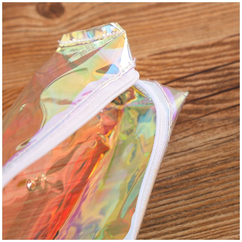 Цветная сумка-карандаш для карандашей ПВХ прозрачный чехол на молнии ручки милый