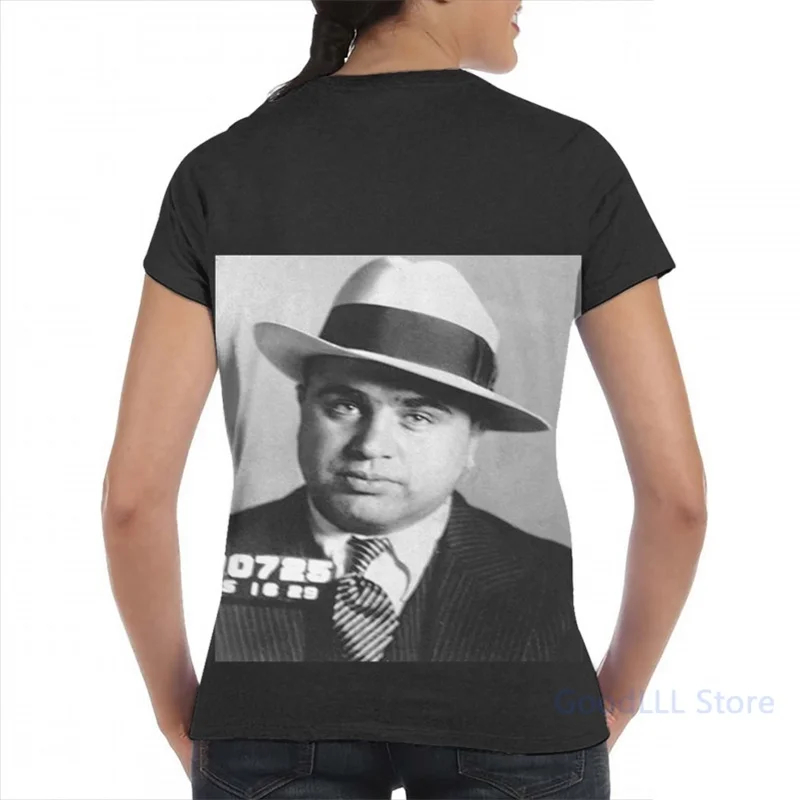 Al Capone Mafia Portrait men T-Shirt women all over print fashion girl t shirt boy tops tees Short Sleeve tshirts | Мужская одежда