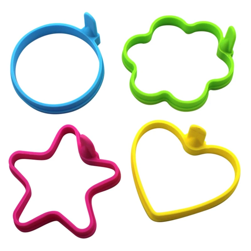 Силиконовое кольцо для яиц 4 шт./компл. антипригарная форма жарки домашняя