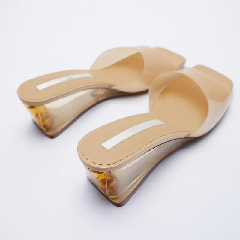 

ZAR Summer Women Sandals 2021 Female Shoes Women Platform Elegant Party Sandals Zapatillas Mujer Peep-Toe Heels Rome Slippers