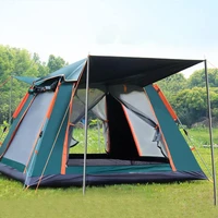3 4 person fully automatic single layers camping outdoor beach tents wholesales pop up uv protection camping tent outdoor tent
