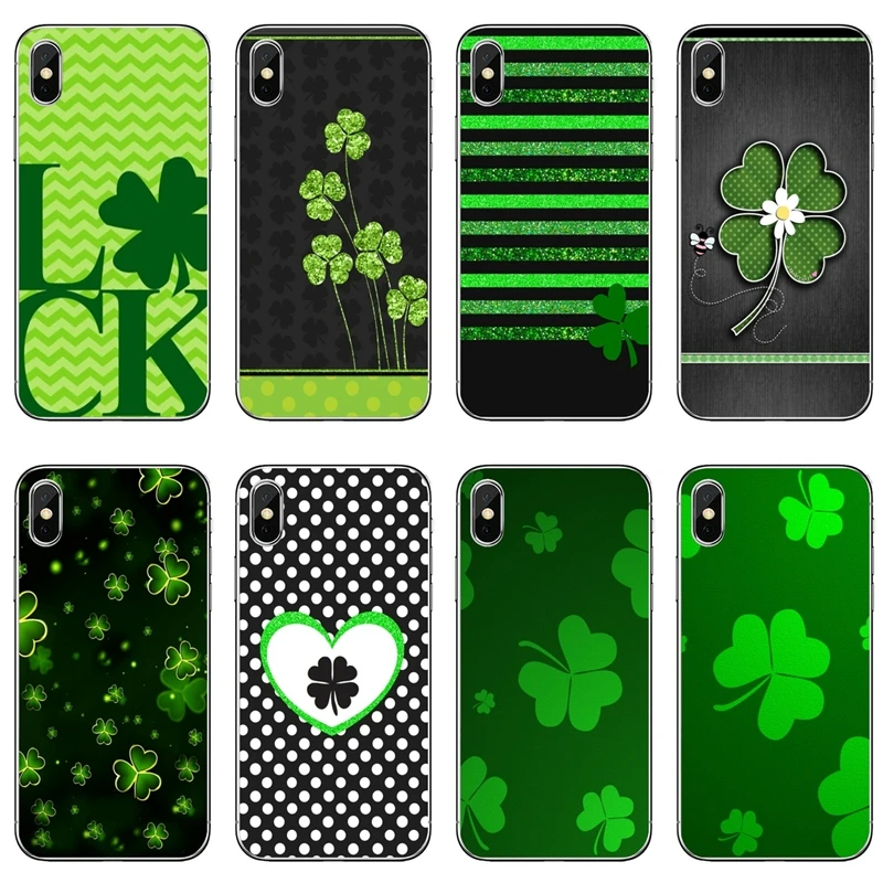 Чехол для телефона St. Patrick's Day с четырехлистным клевером Xiaomi Mi 9 8 SE Pro A2 Lite 6X 5 4 A3 A1