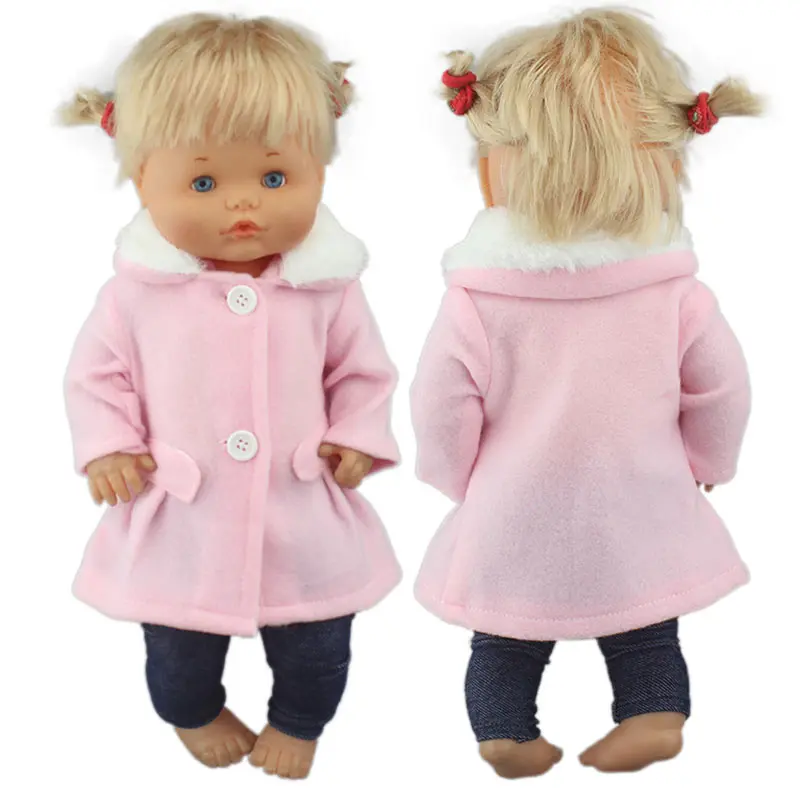 

New Plush top with leggings Suit For 42 cm Nenuco Doll 17 Inches Baby Doll Clothes