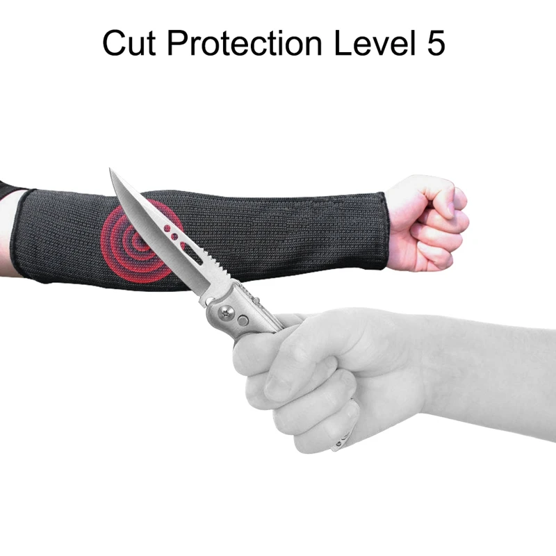 Steel Wire Arm Protection Sleeve Cut Resistant Anti Abrasion Safety Guard for Garden Kitchen Farm Work 1 Pair | Спорт и развлечения