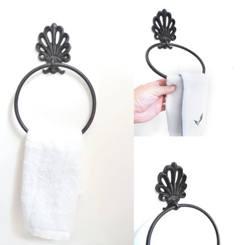 Ретро подвесная вешалка для салфеток Полка полотенец фурнитура подвесной