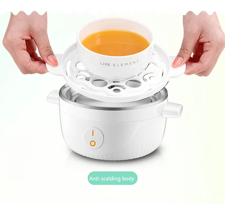 Multifunction Egg Cooker Mini Breakfast Egg Machine Automatic Power Off Anti-dry Egg Boiler Cooker Steamer For Home Kitchen