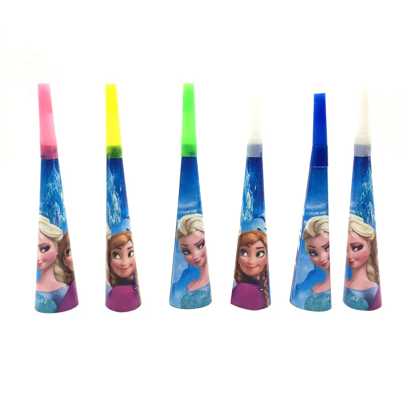 6 шт./лот замороженные Тема дизайн труба Хлопушка одежда на день рождения