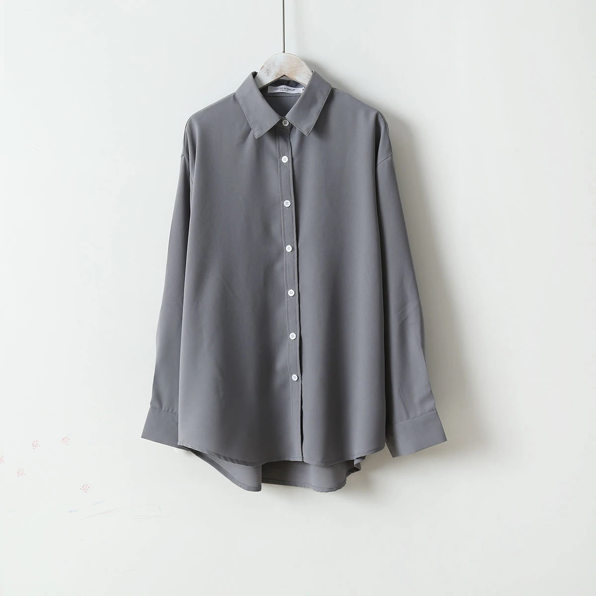 Модная блузка 2021 из атласа с длинным рукавом винтажная Женская шелковая V