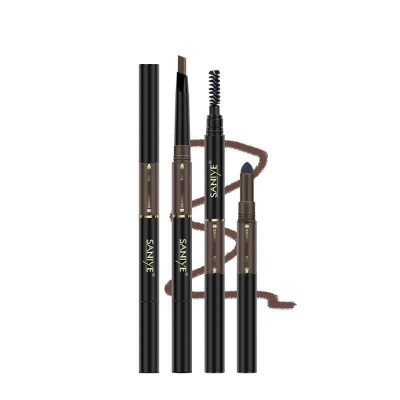 

3 In 1 Three Head Eyebrow Brush Eyebrow Pencil Eyebrow Gel Brush Thick And Thin Naturally Not Easy To Decolorize