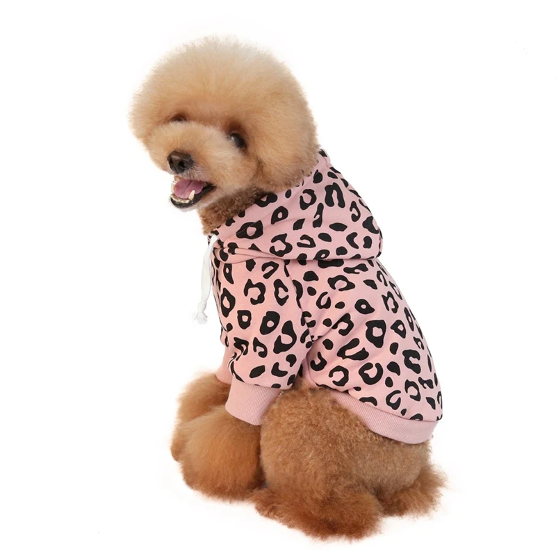 

Pet Dog Jacket Costume Autumn Winter Pet Jacket Small Dog Clothing Classical Hoodies Fleece Coat Warm Clothes